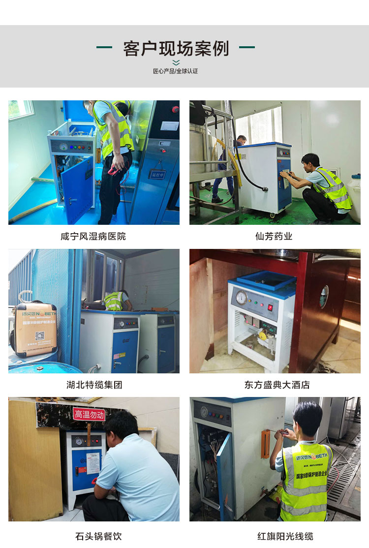 3-12kg/h高溫清洗小型蒸汽發(fā)生器現(xiàn)場(chǎng)案例