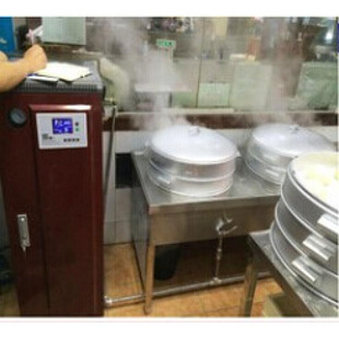 鹽城老客戶徐經(jīng)理再次諾貝思12Kw蒸汽發(fā)生器蒸包子，為諾貝思服務(wù)點(diǎn)贊